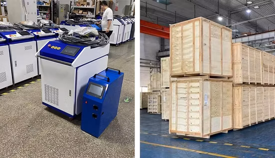 Mini-Laserschweißgerät, 1000 W, tragbares Faserlaser-Schweißgerät, Reinigungsmaschine 4 in 1 für Edelstahl