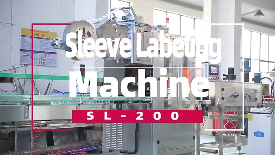 Automatische Schrumpfmaschine für PVC-Flaschen mit Etikettenhüllen für Haustiere (SL