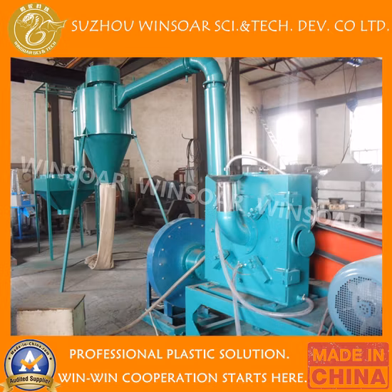 Kunststoff-Hilfsrecyclingmaschine für Kunststoffrohr-Pulvermühlen-Pulverisierer