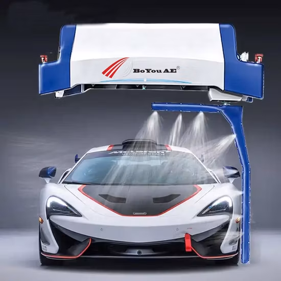 Vollautomatische berührungslose Autowaschmaschine, kontaktloses Fahrzeugreinigungssystem für Autowerkstätten/Tankstellen